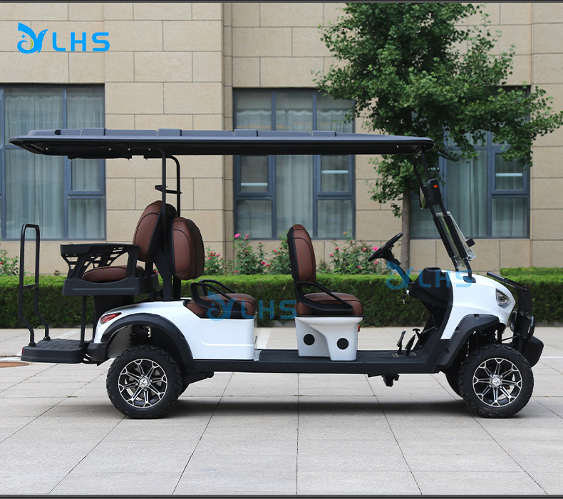 4 seater battery operated electric golf car lifted electric off road cart golf buggy golf cart scooter on sale