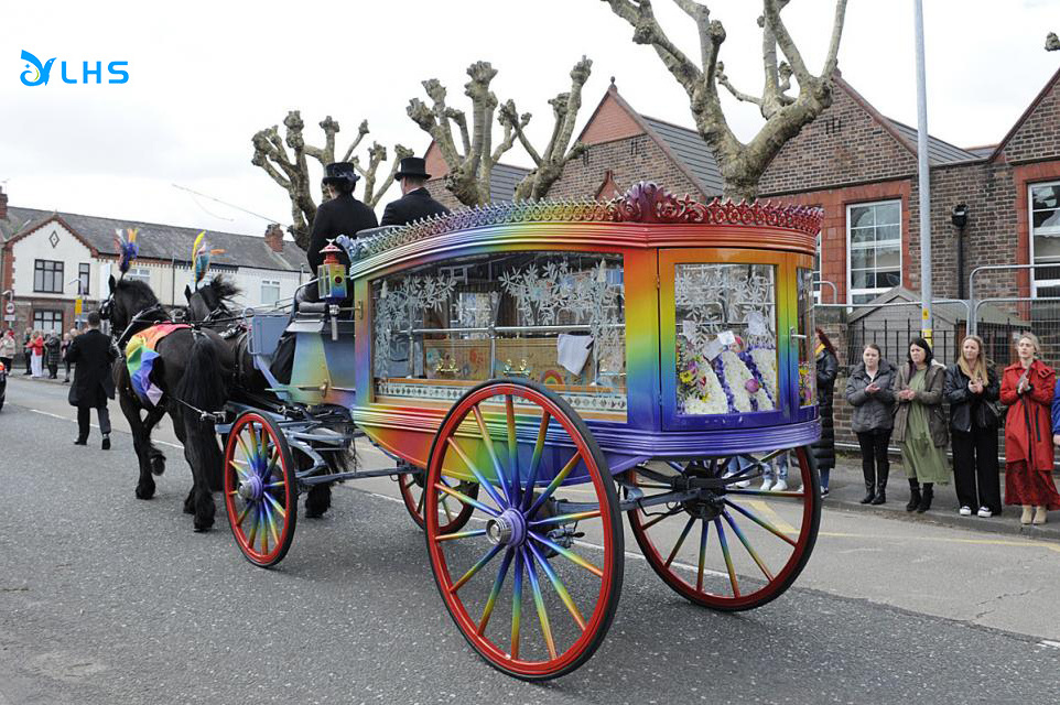 Funeral Buggy Electric Horse Hearse Manufacturer /Horse Drawn Hearse/Hot sale Chariot Horse Drawn Hearse for Funeral