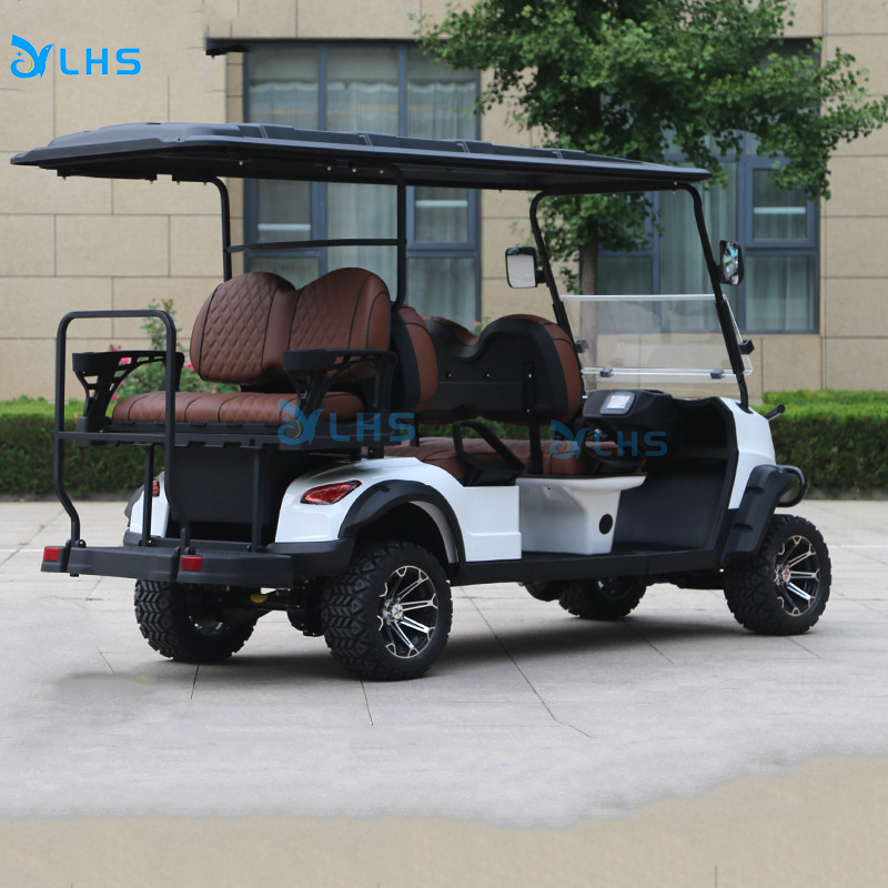 4 seater battery operated electric golf car lifted electric off road cart golf buggy golf cart scooter on sale