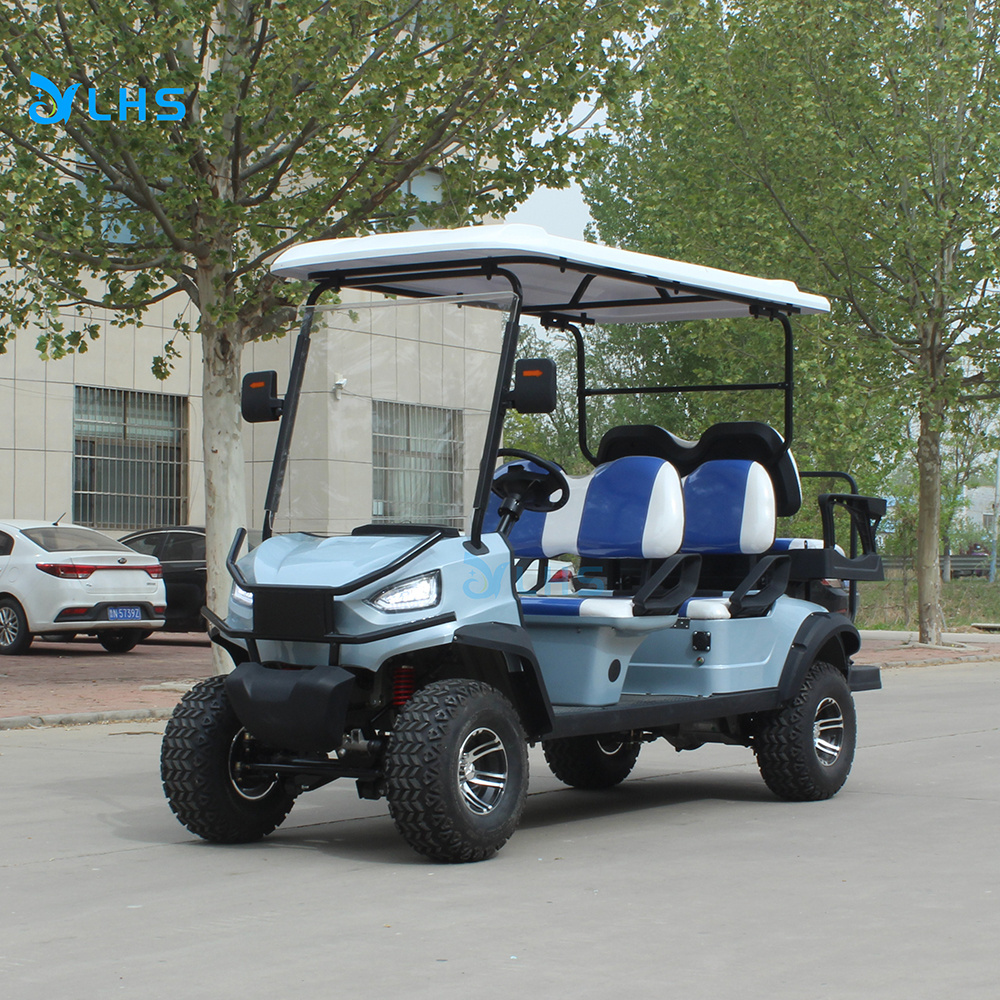 Custom 14 inch tire 3.5KW 60V electric off road golf car 4*4 buggy golf hunting cart 6 seater electric golf cart for sale