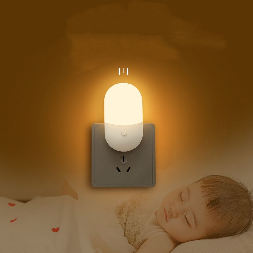 Hot Sale Mini Home Decoration Plug-In Dusk to Dawn LED Motion Sensor Night Light Plug In