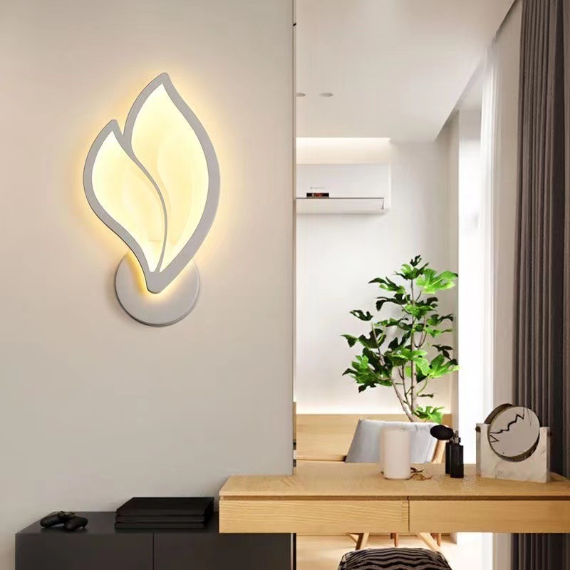 New trend led decoration bedroom living room corridor stair aisle balcony acrylic modern unique wall sconces lamp lights