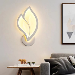 New trend led decoration bedroom living room corridor stair aisle balcony acrylic modern unique wall sconces lamp lights