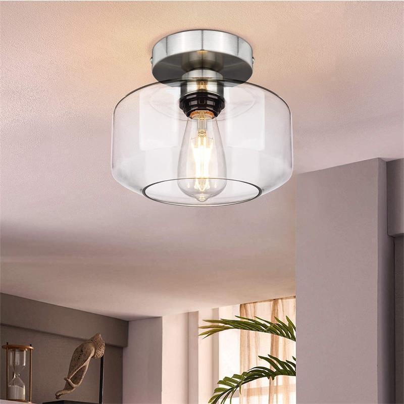 Direct Commercial Battery Operated Living Room Modern Bright Flush Mount Ceiling Lamp For Kitchen