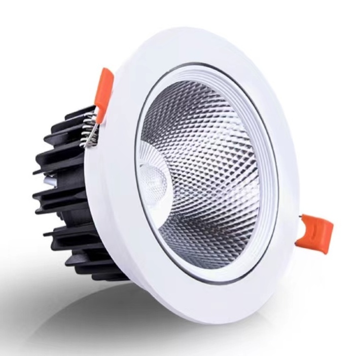 Hot selling led 3 colors adjustable installing downlight angled recessed lighting for room