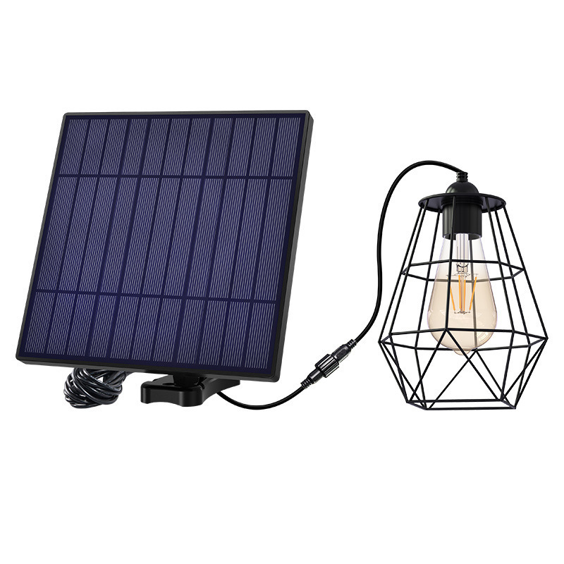 Hot Sale Home Hanging Solar Powered Interior Outdoor Shed Light with ON Off Switch