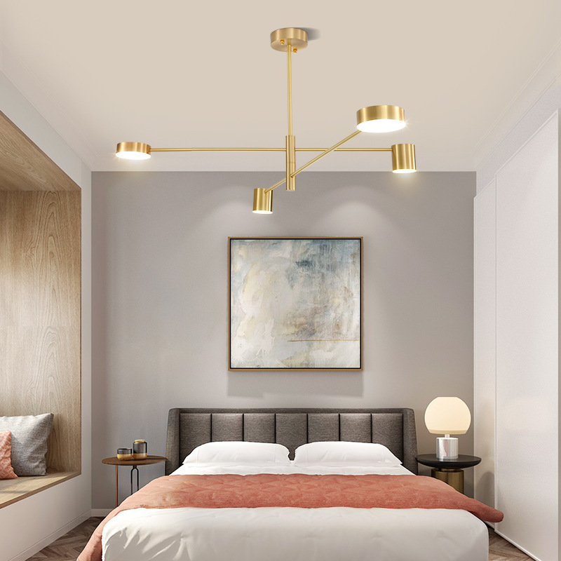 most popular brass hanging light fixtures gold pendant ceiling lamp sputnik chandelier