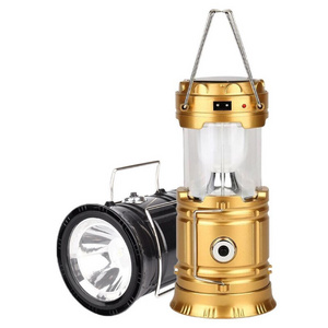 2023 New Outdoor Super Bright Hanging Lantern Waterproof Solar Led Camping Light Usb Charge