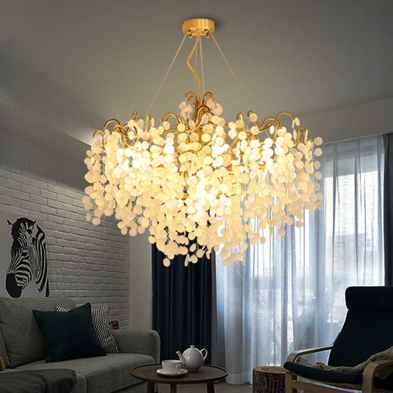 new modern hanging tree branch lamp led raindrop crystal chandelier ceiling light for sale