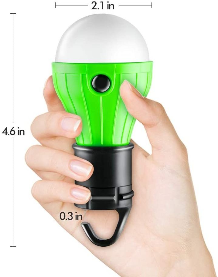 Hot Sale Portable 3 LED Outdoor Emergency Battery Powered Bulb Hanging Tent Lamp