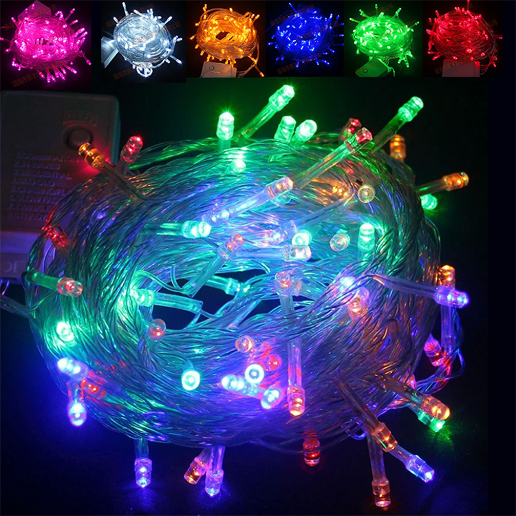 Christmas Outdoor 10M 100 LED  Fairy Light Twinkle star Decoration led Holiday garland string lights