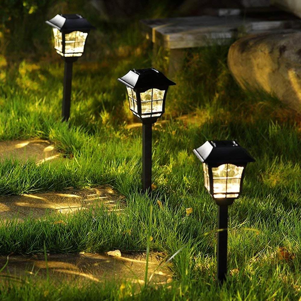 2023 Outdoor Solar Waterproof 6 Lumens Landscape Decoration Lights Pathway Lights for Lawn Patio Yard Pathway Walkway