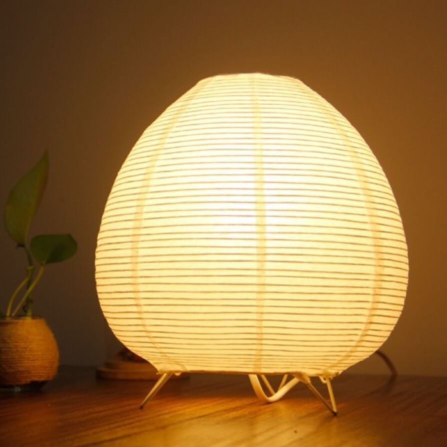 Japanese Art Table Light Handmade E14 Bulb Lantern Floor Lamps Rice Paper Lamp