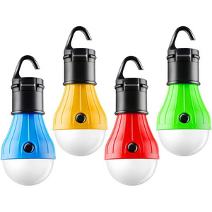 Hot Sale Portable 3 LED Outdoor Emergency Battery Powered Bulb Hanging Tent Lamp