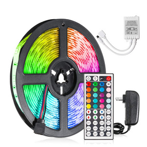 DIY Flexible RGB 5050 Waterproof LED Strip Lights, Color Changing Smart Wifi Led Strip Lights with Remote for Home Lighting