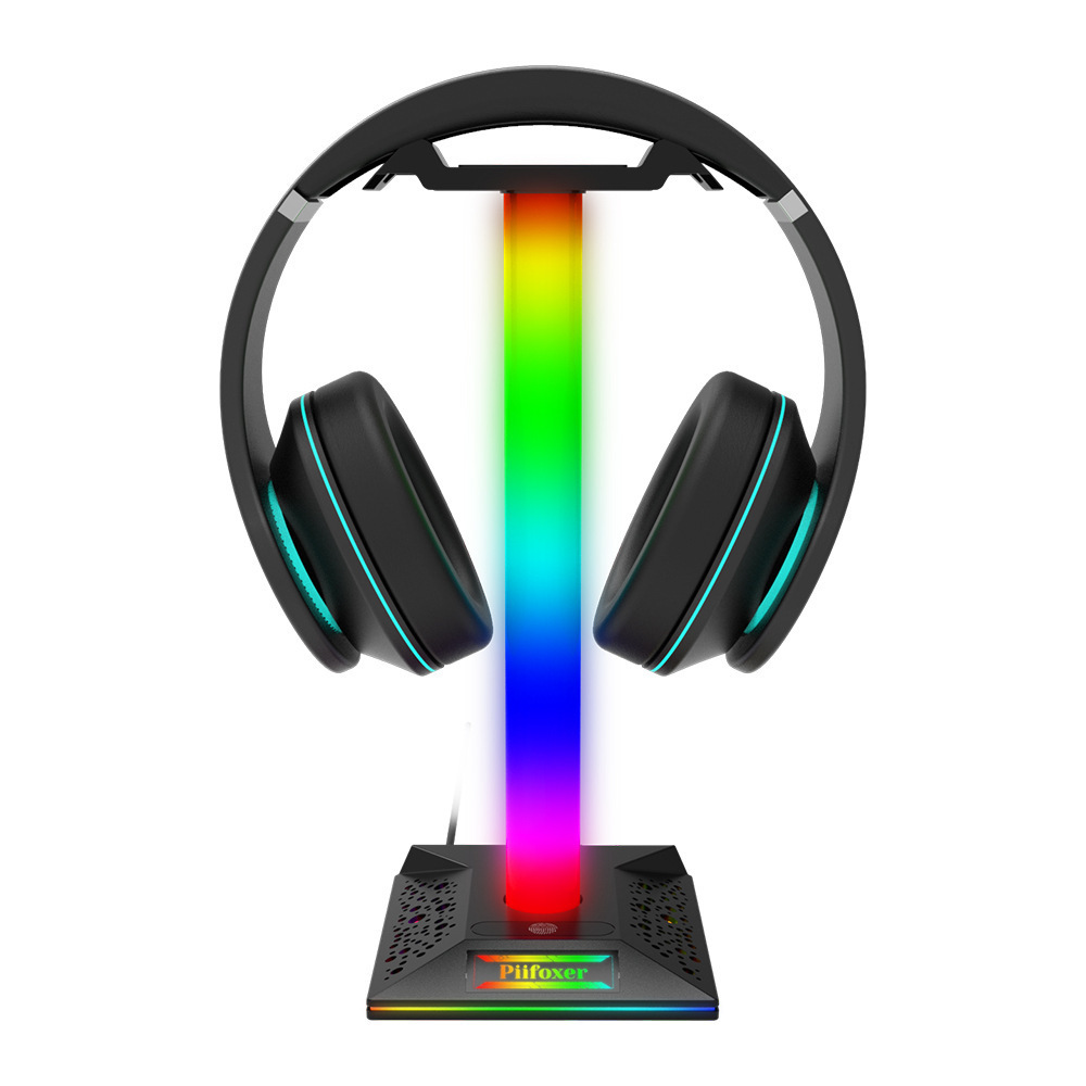 Factory Outlet Desk Led Light Bar Rgb Led holder Headphones Headset Stand for Gamer