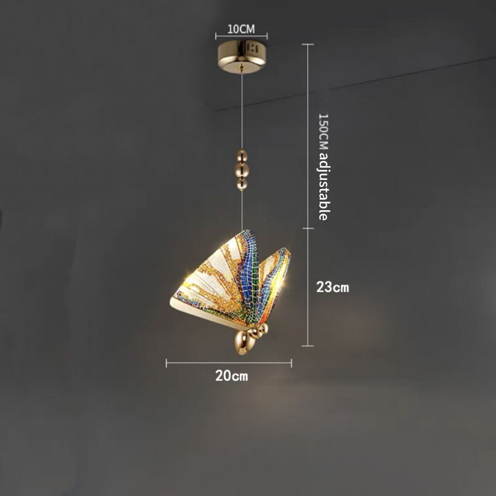 modern kitchen island light fixture dining light hanging colorful acrylic butterfly chandelier