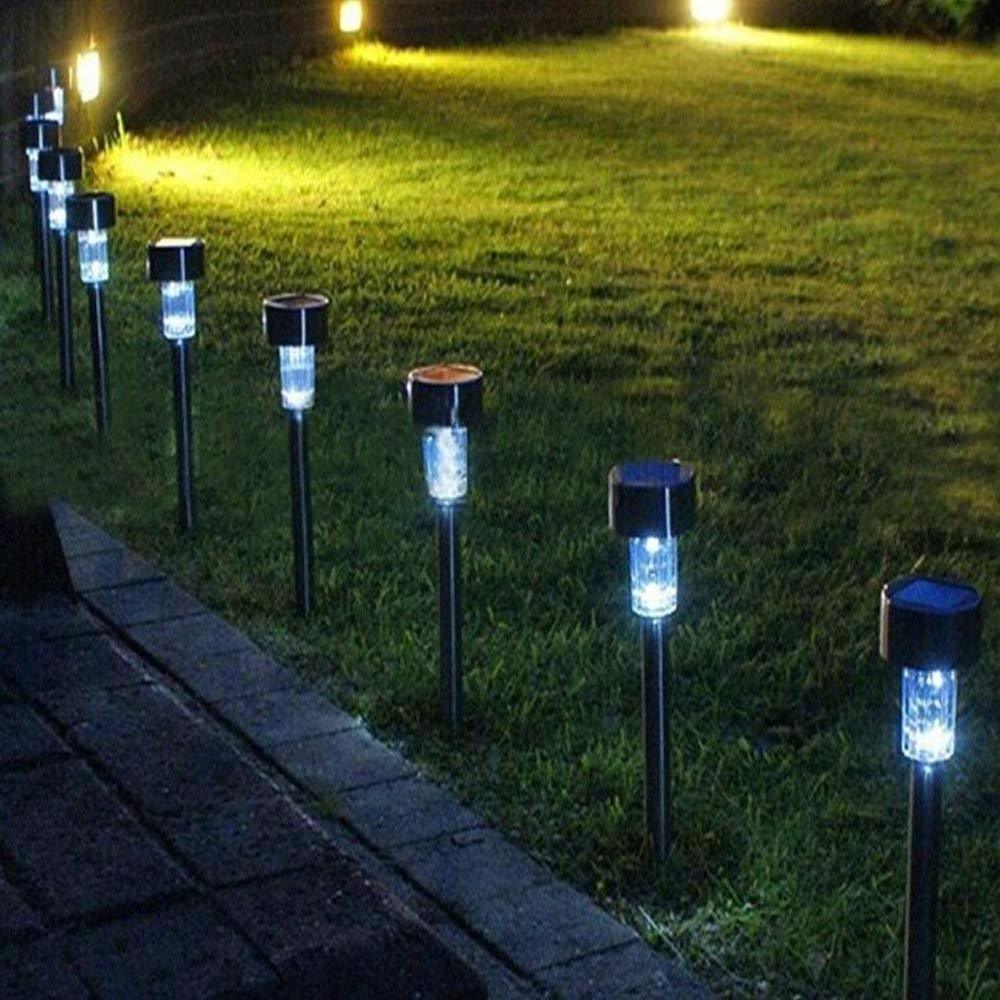 Luces Solares De Exterior Garden Landscape Pathway Lights LED 30 90 IP65 Power Solar Step Fence Light for Garden