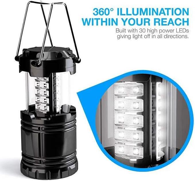 China Multifunction Waterproof Camp Lantern Lamp Power Bank 360 Led Light for Camping