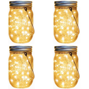 Hot Sale 30 LED Solar powered Hanging Garden Decoration Outdoor Mason Jar Tree Lights