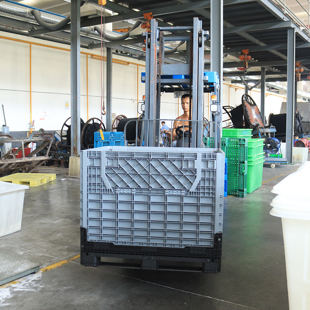 Heavy Duty Crates On Wheels Pallet Boxes For Fruits And Vegetables