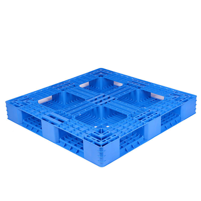 Linhui 110x110 Hdpe Manufacture Steel Reinforced Shelves plastic pallets prices supplier