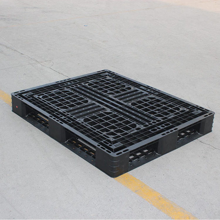 Linhui 110x110 Hdpe Manufacture Steel Reinforced Shelves plastic pallets prices supplier