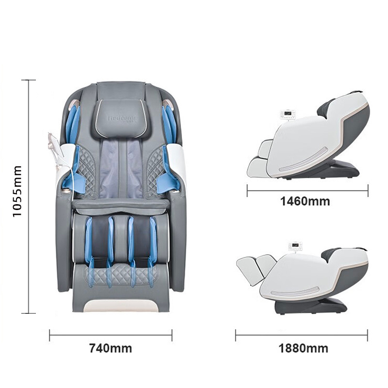 2024 Hot Sell Luxury irest Body Care Electric Full Body 4D Zero Gravity Fixed Roller sl track massage chair