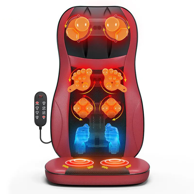 Office Chair Massage Cushion And Car Seat Neck And Back Shiatsu Electronic Massage Pad Massage Seat Cushion