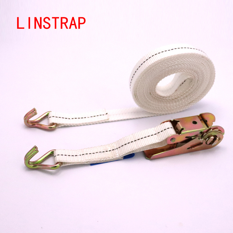 800kgs Customized Color quick cam buckle ratchet cargo truck strap car tie down webbing