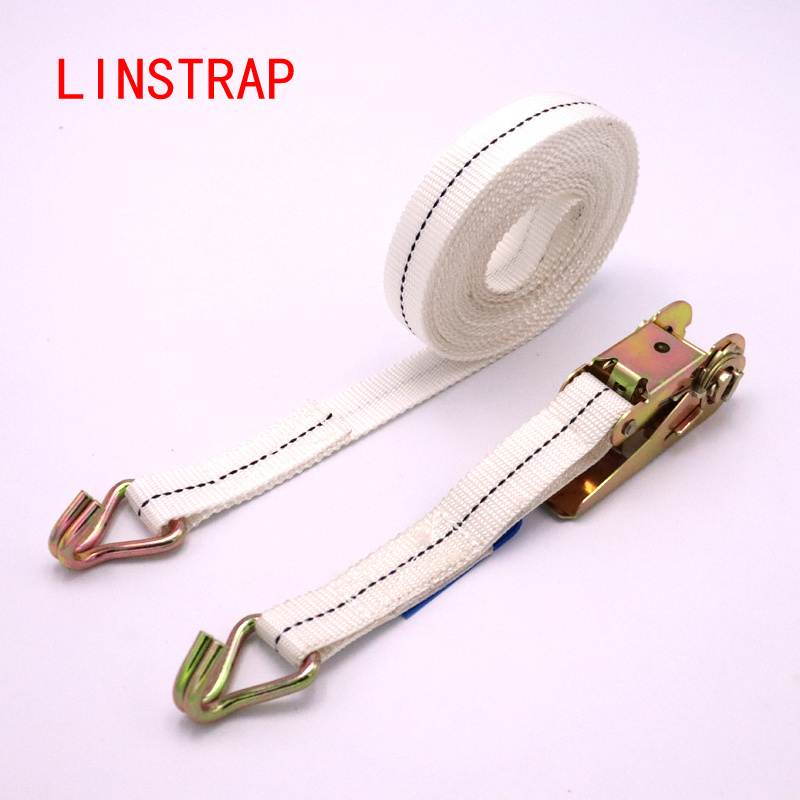 800kgs Customized Color quick cam buckle ratchet cargo truck strap car tie down webbing