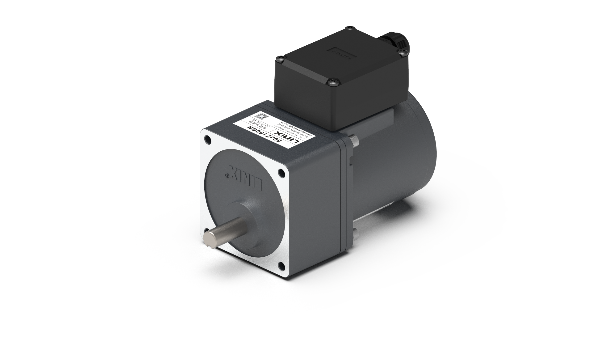 LINIX AC reversible motor speed controllable 25 watts YY80-25 assembly right angle middle output shaft gearbox