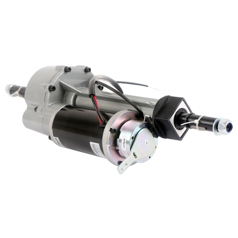 OEM LINIX DC 24V 800W electric car rear axle motor and differential preferred drive axle for leisure vehicles