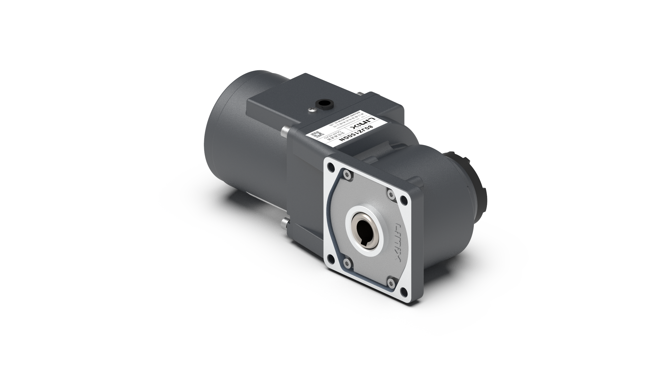 LINIX AC reversible motor speed controllable 25 watts YY80-25 assembly right angle middle output shaft gearbox