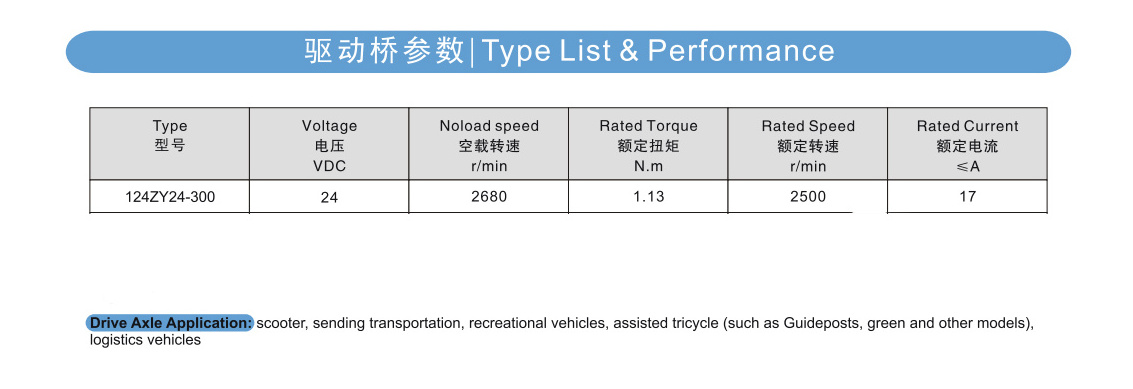 LINIX 24v 300w Electric vehicle rear axle motor  differential equipped with braking devi application in scooters  go-karts