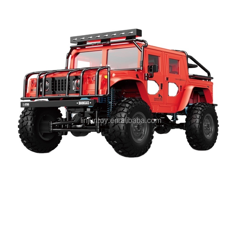 2.4G all-wheel drive RC high-speed simulation model Alloy Hummer climbing off-road vehicle Jeep toy RC Remote control car