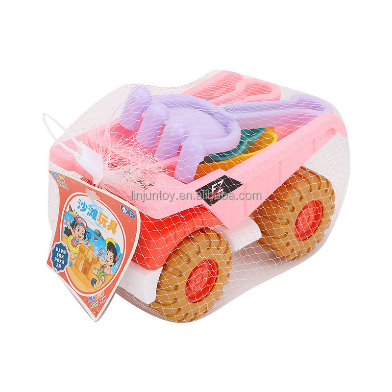 Children's beach dump car play home toy set baby outdoor play sand dredging snow shovel tools