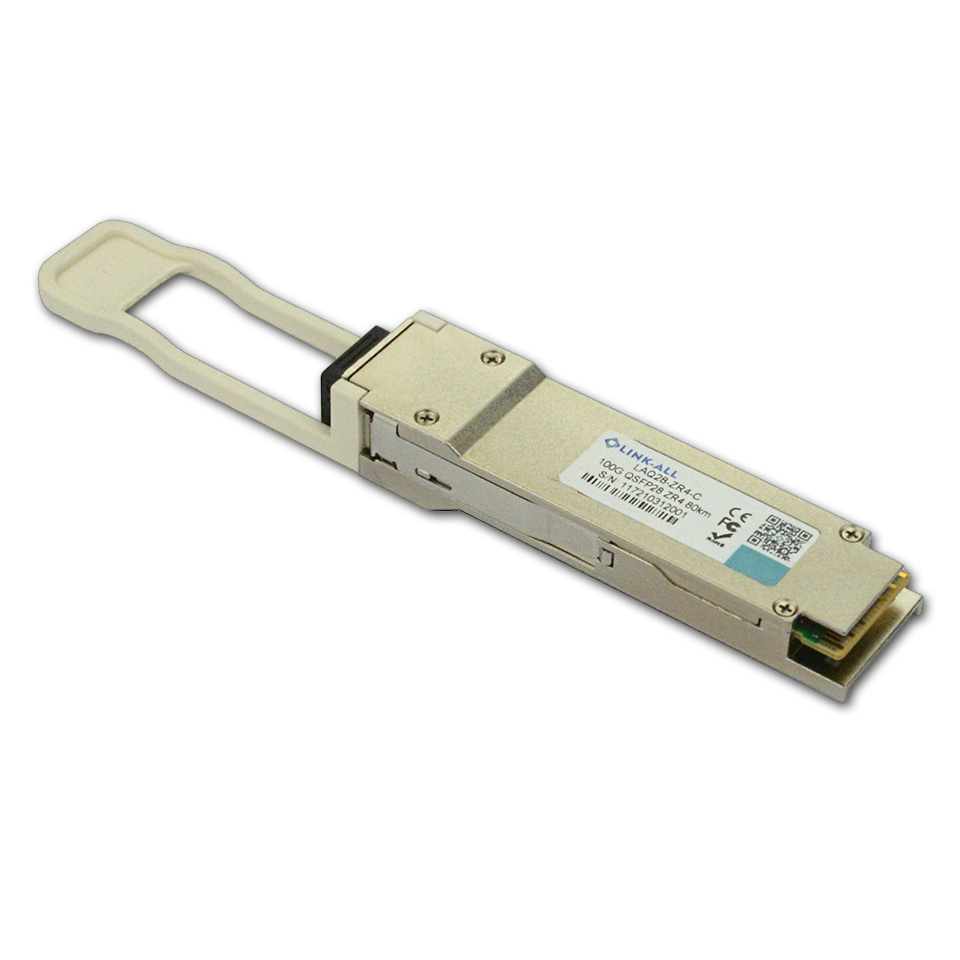 Cisco QSFP-100G-ZR4-S Compatible 100GBASE-ZR4 QSFP28 1310nm 80km DOM LC SMF Optical Transceiver Module