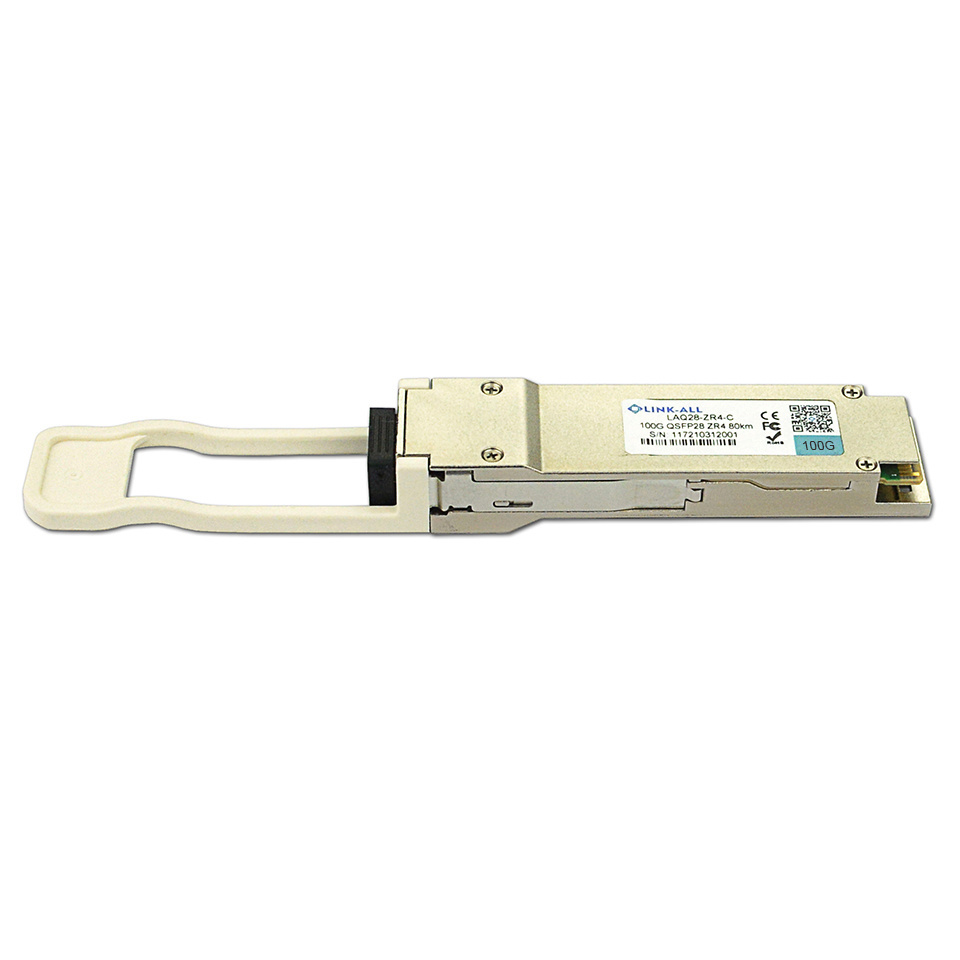 Cisco QSFP-100G-ZR4-S Compatible 100GBASE-ZR4 QSFP28 1310nm 80km DOM LC SMF Optical Transceiver Module