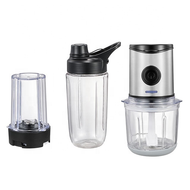 2022 New Listing USB Mini Food Processor Rechargeable 3 IN 1 Multi-Function Food Chopper Blender Grinder Cordless For Outdoors