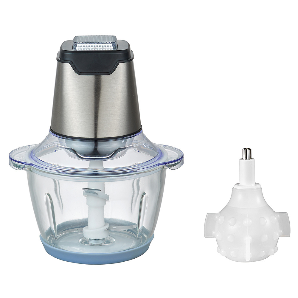 Link-Plus 2022 Electric Food Chopper 400W Vegetable Chopper Mini Glass Chopper 1.2L Glass Container Food Processor