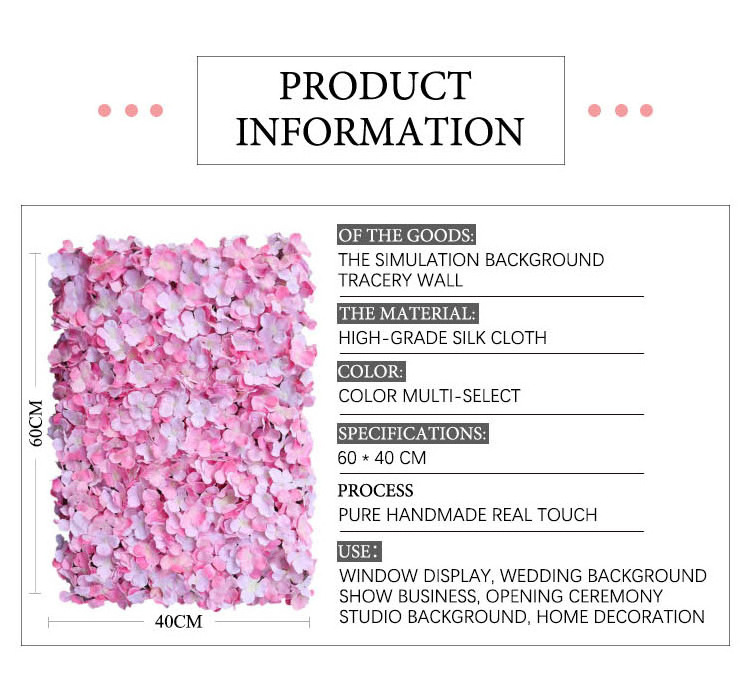 Custom Flowerwall 5D 3D Purple Roll Up Cloth Flower Wall Wedding Decor Artificial Silk Rose Flower Panel Backdrop Flower Wall