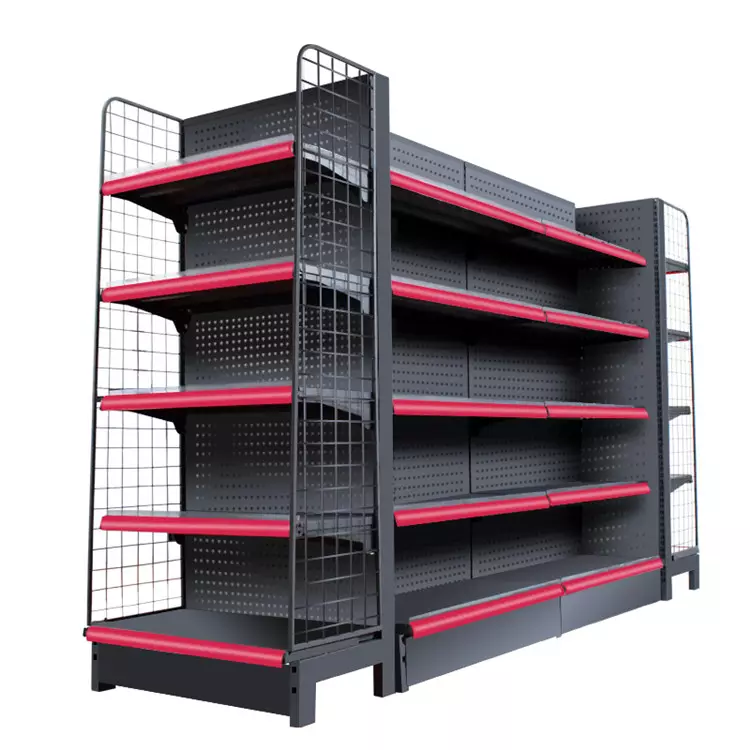 New Design Metal retail store rack supermarket snack shelf gondola shelves rack gondola supermarket display shelves for shops