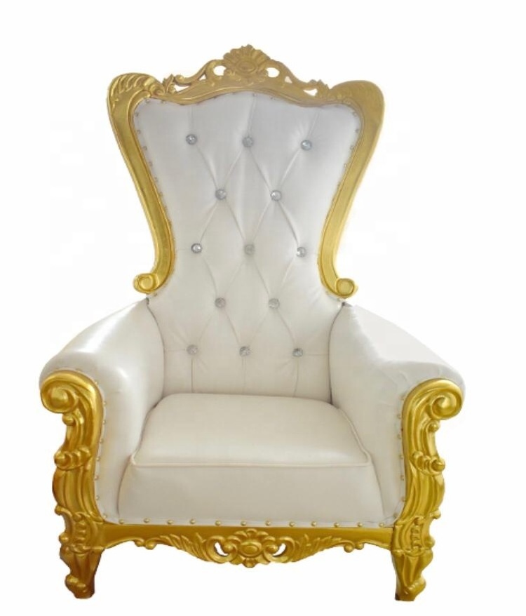 Hot Sale Chairs for Wedding Reception and Custom Wedding Throne Chairs for Bride and Groom