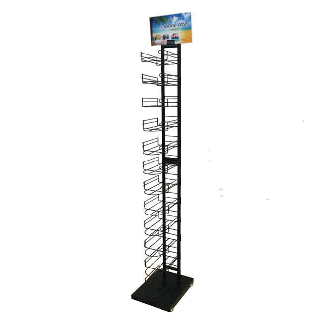 Metal baseball cap baseball glove display stand rack