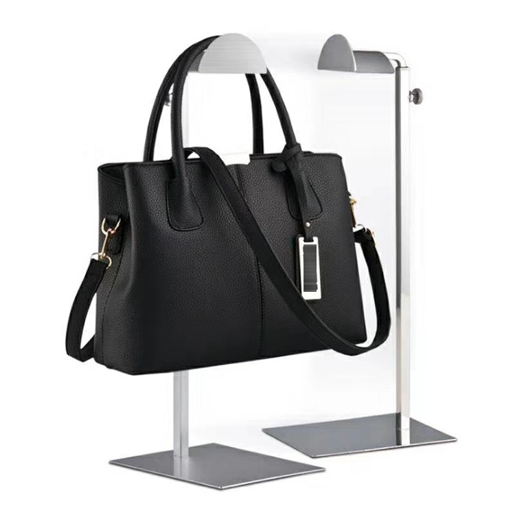 Custom Hanging Handbag Holder Metal Hand Bag Rack Gold Bag Display Stand Handbag Display Holder Stand Hanging Rack for Shop