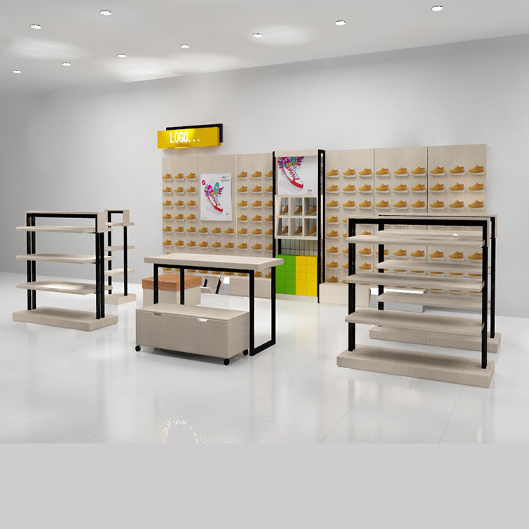 Modern Wall Mounted Shelves Shoe Display Rack For Shoes KIosk