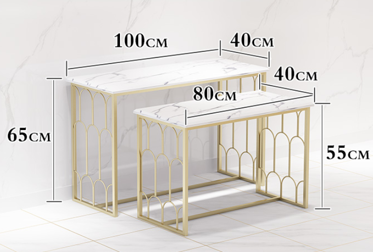 Factory Price Metal Gold Shoes Display Rack Handbag Display Table Stand for Promotion