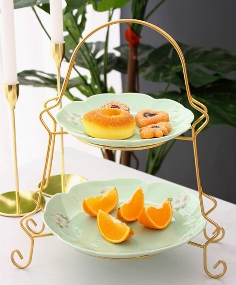 New Design Cupcake Stands Dessert Plates Mini Cakes Fruit Candy Display Tower for Wedding Party Cake and Dessert Stand Set