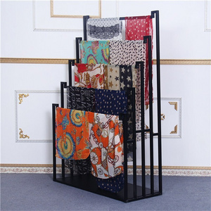 Scarf Carpet Hanger Fabric Display Stand cloth shop floor hanging fabric display racks scarf stand curtain display rack